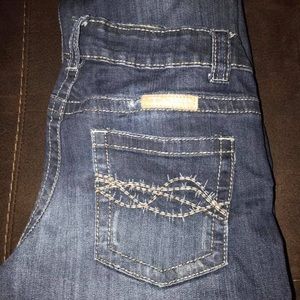 Cowgirl Tuff Dark Don’t Fence Me In jeans